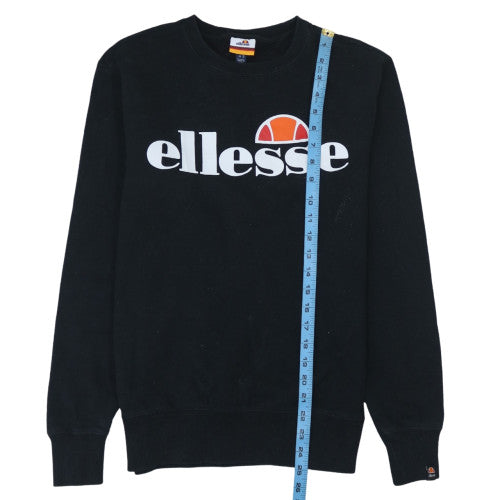 Mens UK Size S ellesse Black Pullover Sweatshirt