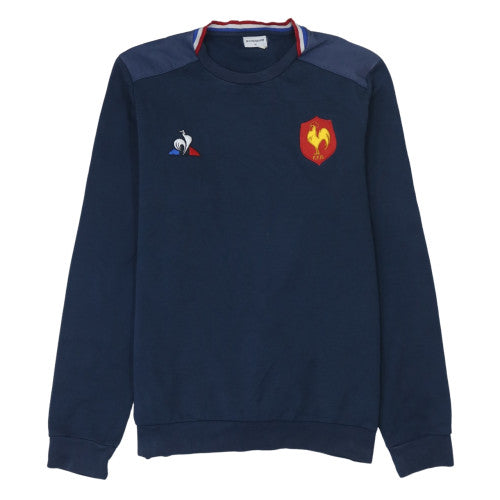Mens UK Size M le coq sportif Blue Pullover Sweatshirt