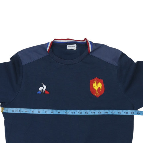 Mens UK Size M le coq sportif Blue Pullover Sweatshirt