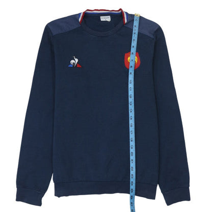 Mens UK Size M le coq sportif Blue Pullover Sweatshirt