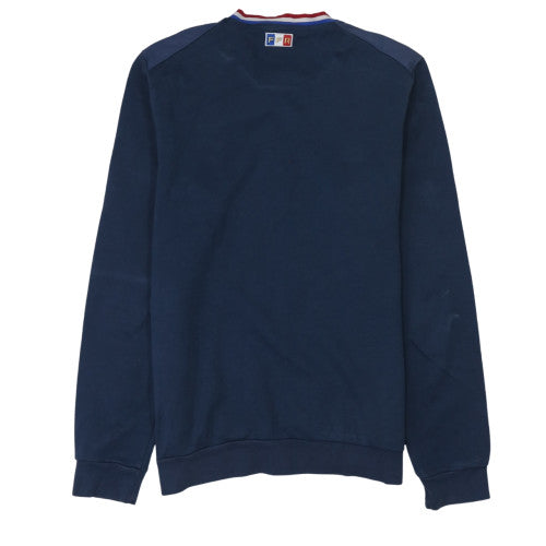 Mens UK Size M le coq sportif Blue Pullover Sweatshirt