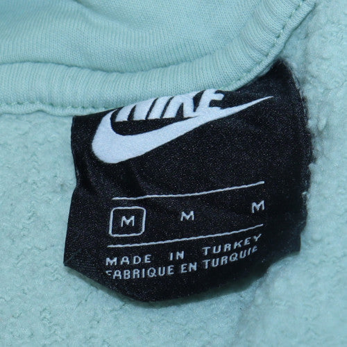 Mens UK Size M Nike Green Pullover Hoodie