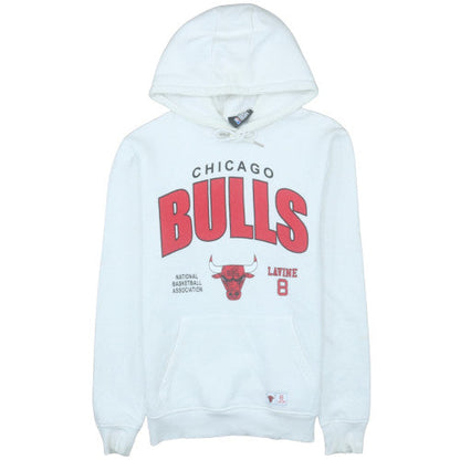 Mens UK Size M NBA White Pullover Hoodie