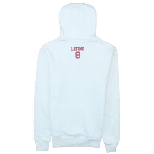Mens UK Size M NBA White Pullover Hoodie