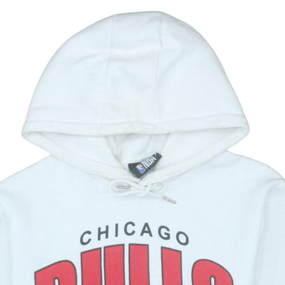Mens UK Size M NBA White Pullover Hoodie