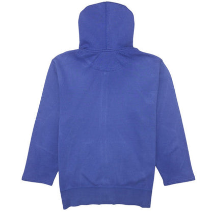 Mens UK Size L Nike Blue Full Zip Hoodie
