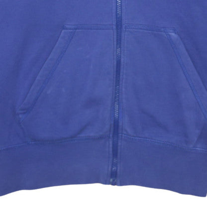 Mens UK Size L Nike Blue Full Zip Hoodie