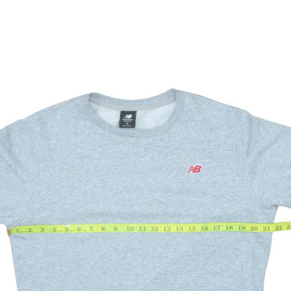 Mens UK Size M New Balance Grey Pullover Sweatshirt