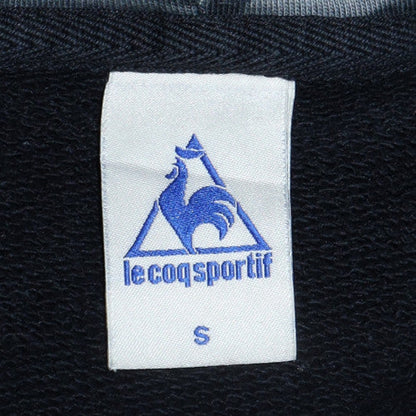 Mens UK Size S le coq sportif Black Full Zip Hoodie
