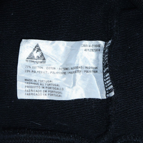 Mens UK Size S le coq sportif Black Full Zip Hoodie