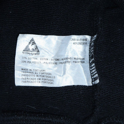 Mens UK Size S le coq sportif Black Full Zip Hoodie