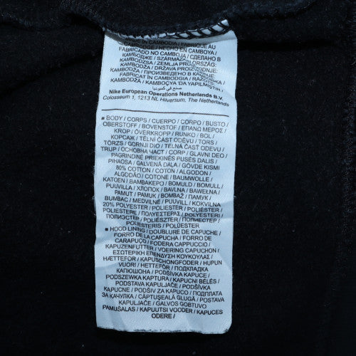 Womens UK Size M Nike Black Pullover Hoodie