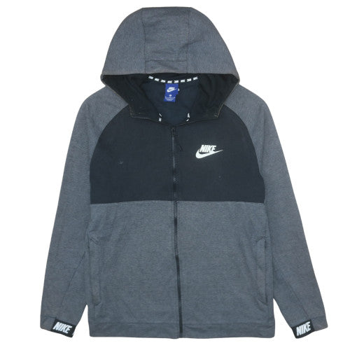 Mens UK Size XL Nike Grey Full Zip Hoodie