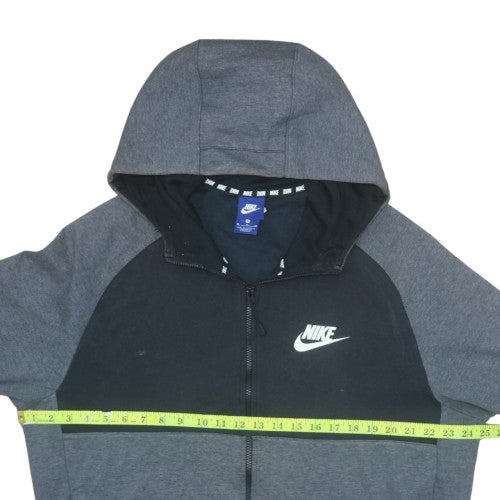 Mens UK Size XL Nike Grey Full Zip Hoodie