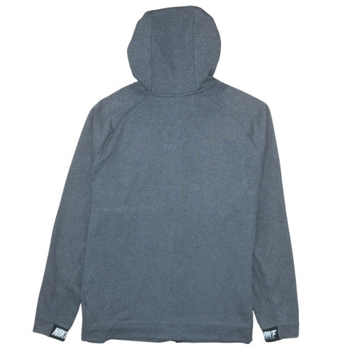 Mens UK Size XL Nike Grey Full Zip Hoodie