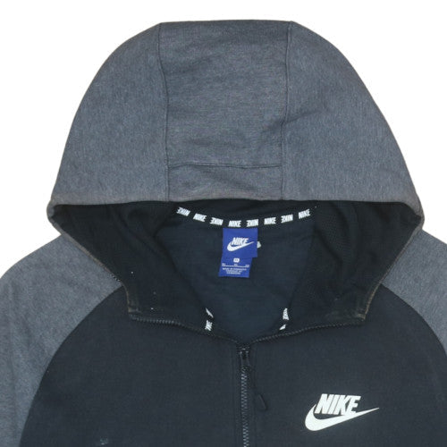 Mens UK Size XL Nike Grey Full Zip Hoodie