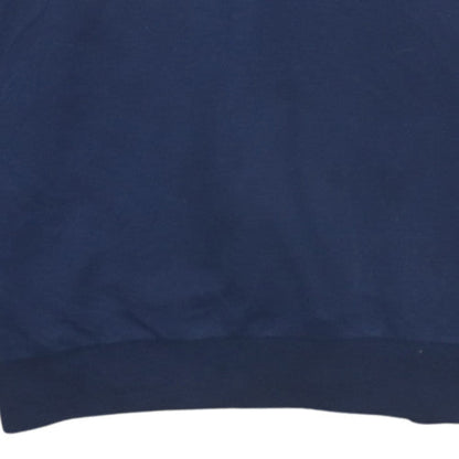 FILA Boys Blue Red 1/2 Zip Pullover Hoodie 13-15 Years Cotton Blend