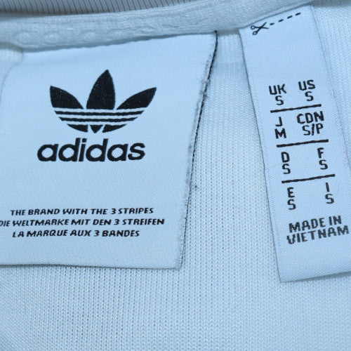 Mens UK Size S adidas White Pullover Sweatshirt