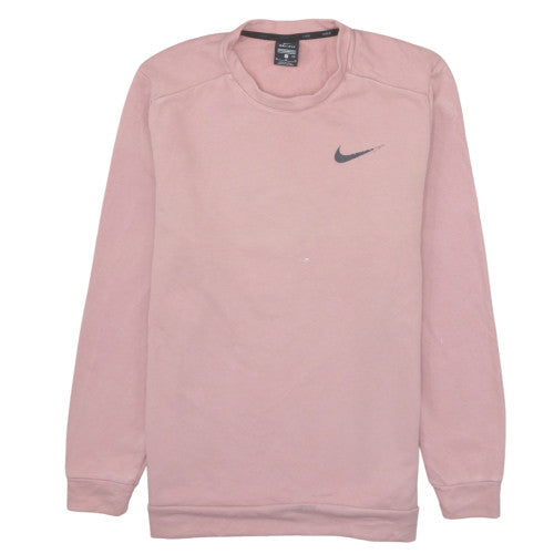 Womens UK Size M Nike Pink Pullover Sweatshirt