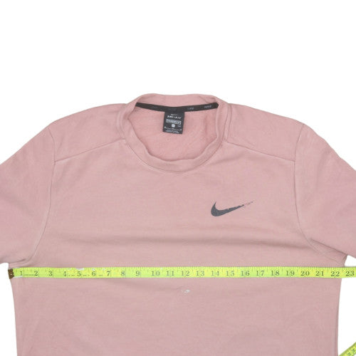 Womens UK Size M Nike Pink Pullover Sweatshirt