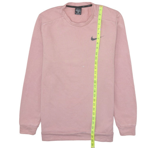 Womens UK Size M Nike Pink Pullover Sweatshirt