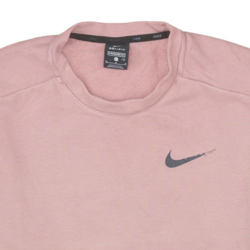 Womens UK Size M Nike Pink Pullover Sweatshirt