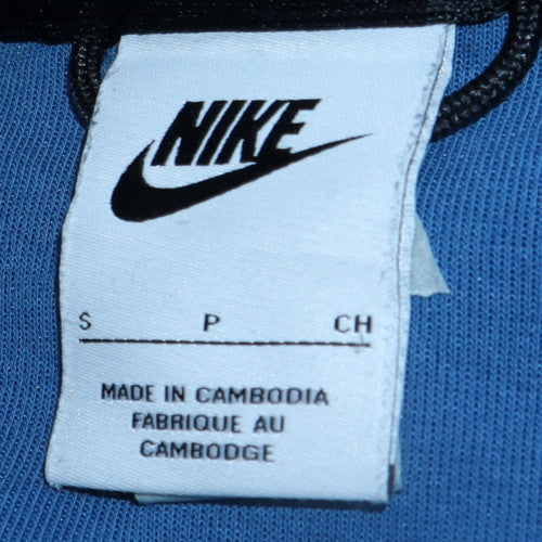 Mens UK Size S Nike Blue Pullover Hoodie