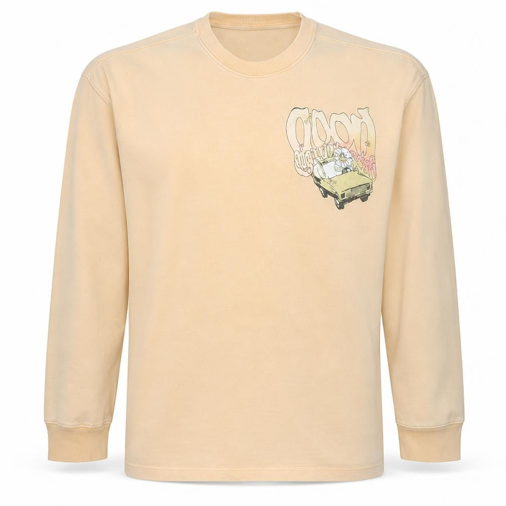 Womens UK Size L Zara Beige Pullover Sweatshirt