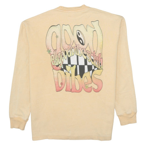 Womens UK Size L Zara Beige Pullover Sweatshirt