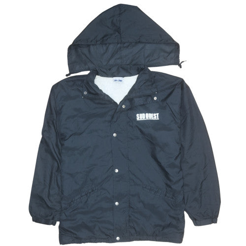 Mens UK Size XL Ocean Jackets Black Windbreaker Coat