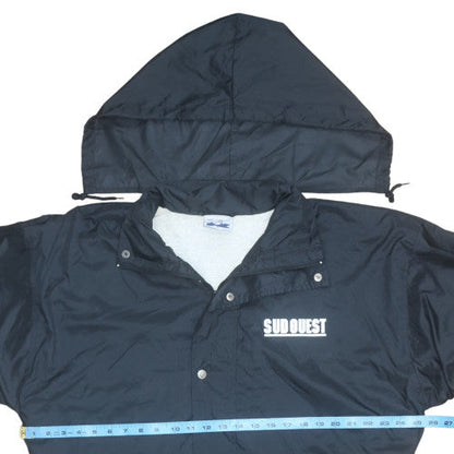 Mens UK Size XL Ocean Jackets Black Windbreaker Coat
