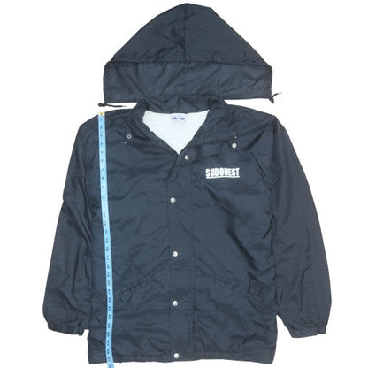 Mens UK Size XL Ocean Jackets Black Windbreaker Coat