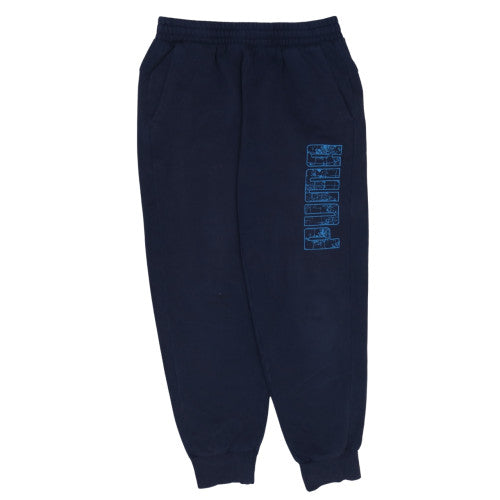 Mens UK Size M PUMA Regular Fit Sweatpants Blue Trousers