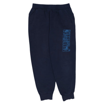 Mens UK Size M PUMA Regular Fit Sweatpants Blue Trousers