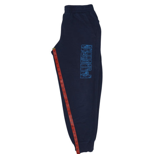 Mens UK Size M PUMA Regular Fit Sweatpants Blue Trousers