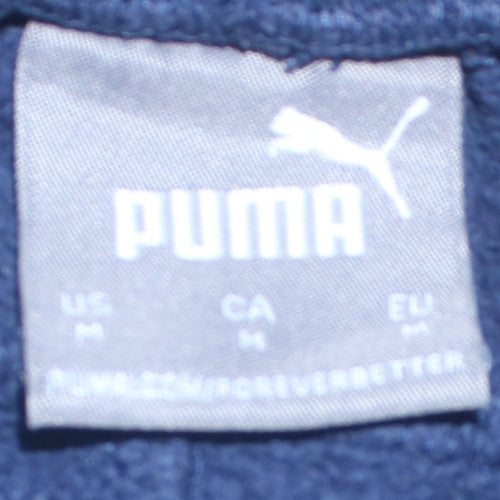 Mens UK Size M PUMA Regular Fit Sweatpants Blue Trousers