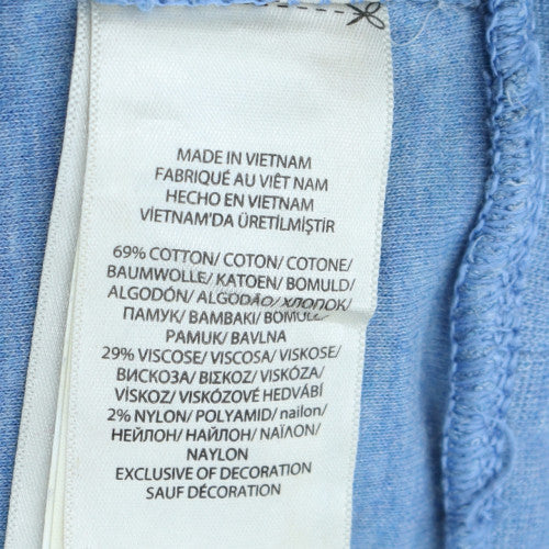 Mens UK Size S Ralph Lauren Blue 1/2 Zip Sweatshirt