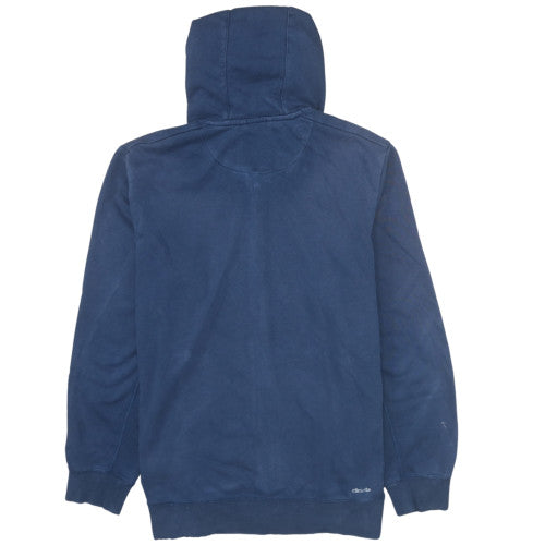 Mens UK Size L adidas Blue Full Zip Hoodie