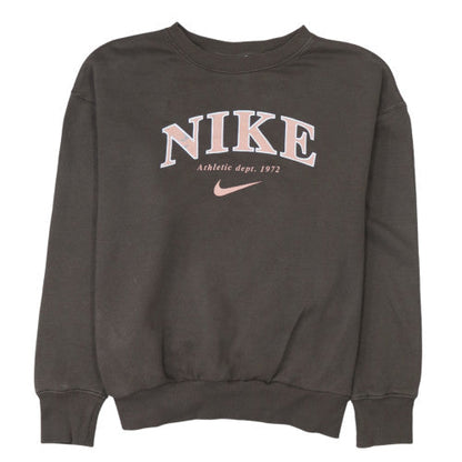 Womens UK Size S Nike Brown Pullover Sweatshirt