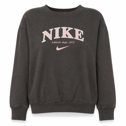 Womens UK Size S Nike Brown Pullover Sweatshirt