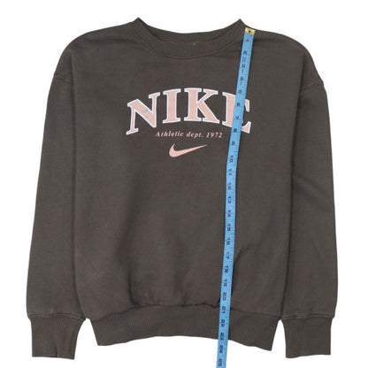 Womens UK Size S Nike Brown Pullover Sweatshirt