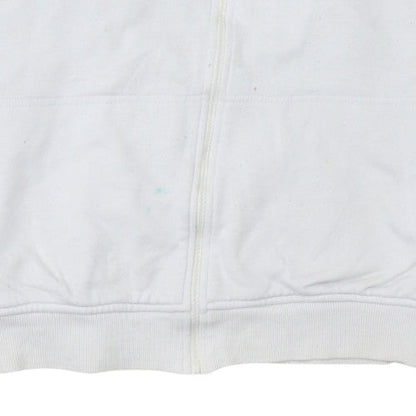 Womens UK Size M Disney White Full Zip Hoodie