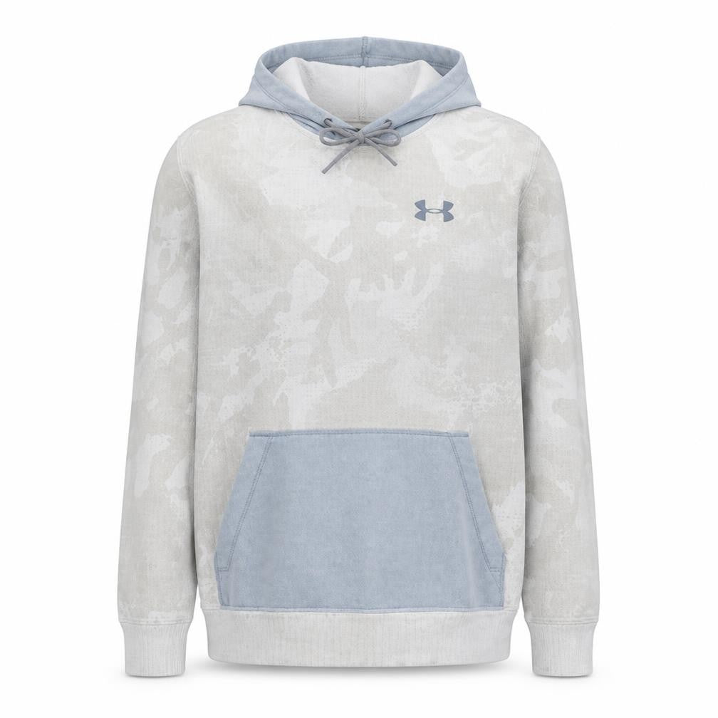 Mens UK Size M Under armour Grey Pullover Hoodie