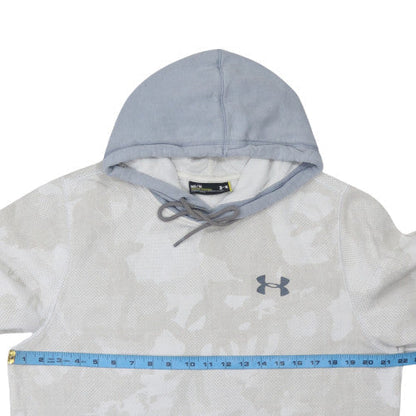 Mens UK Size M Under armour Grey Pullover Hoodie