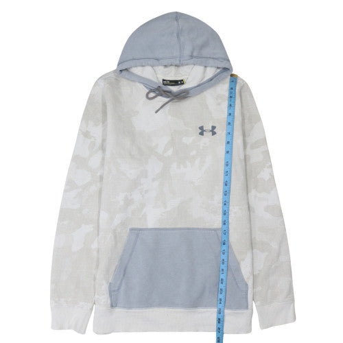 Mens UK Size M Under armour Grey Pullover Hoodie