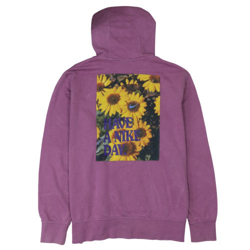 Womens UK Size XL Nike Purple Pullover Hoodie