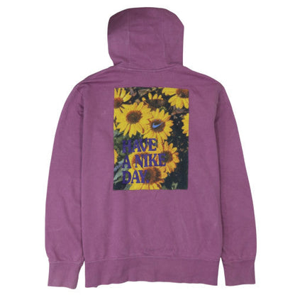 Womens UK Size XL Nike Purple Pullover Hoodie