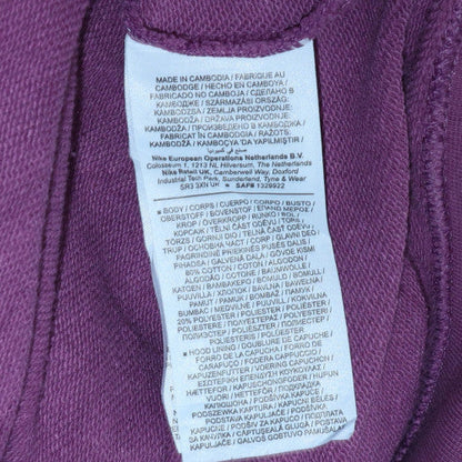 Womens UK Size XL Nike Purple Pullover Hoodie