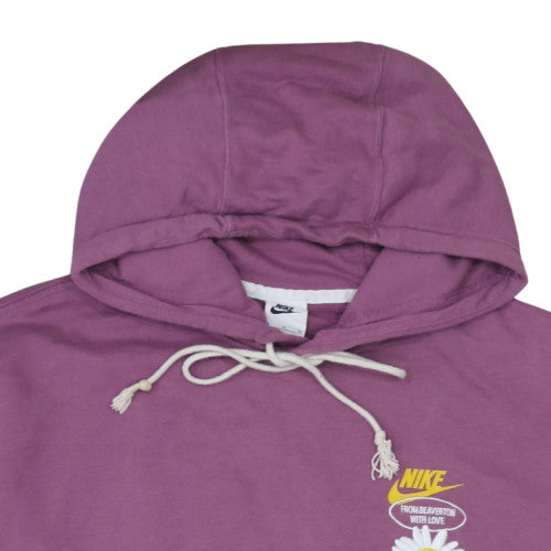 Womens UK Size XL Nike Purple Pullover Hoodie