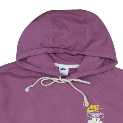 Womens UK Size XL Nike Purple Pullover Hoodie